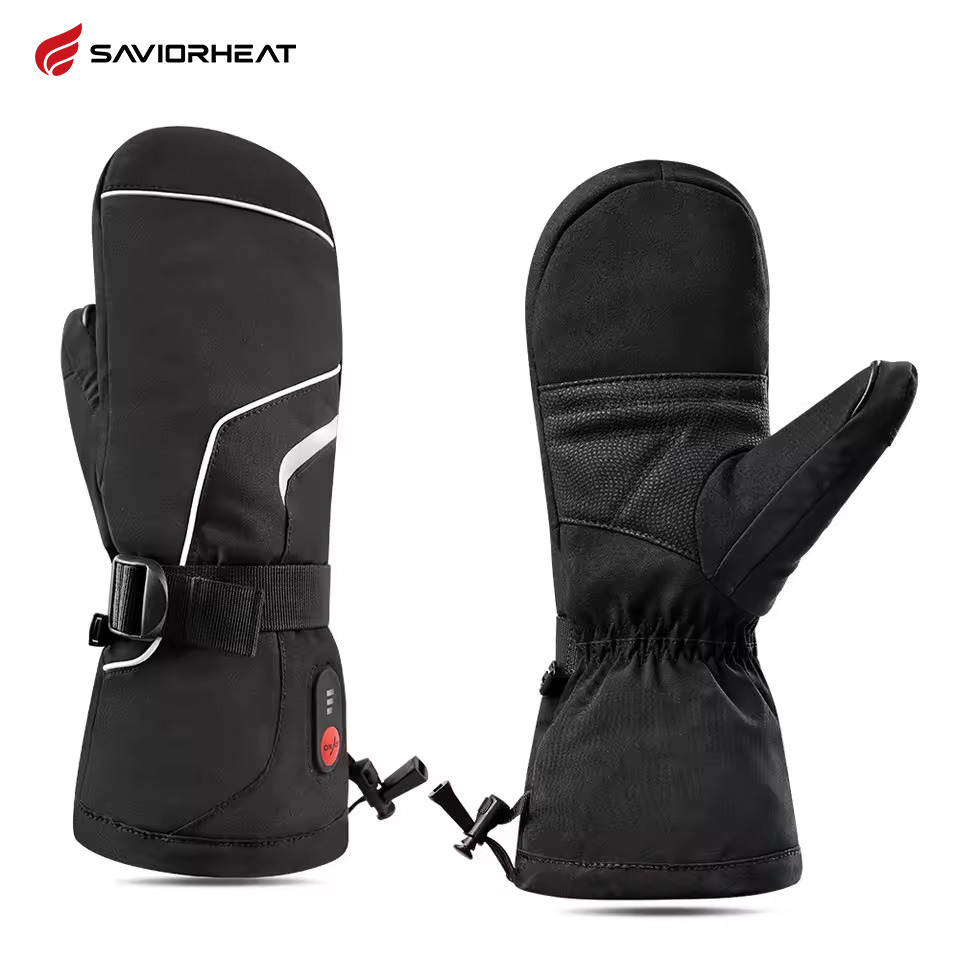 Ski Glove Waterproof - 電気サーマルコットンヒーティンググローブ、防水ウィンターグローブ、屋外ハンドウォーマー、スノーボード、サイクリング、オートバイ、自転車、スキー、3m