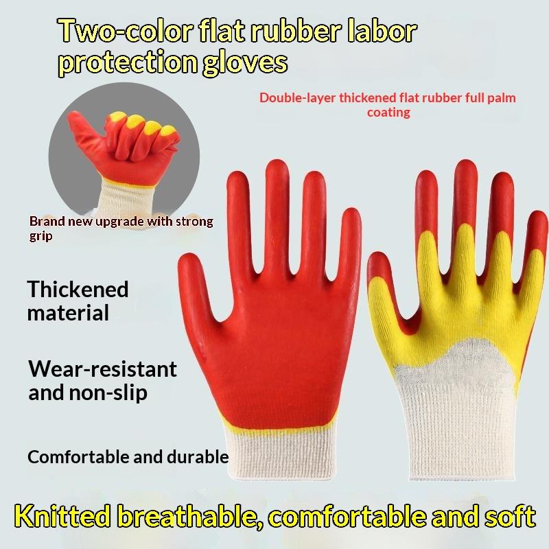 Gardening Glove Waterproof - 滑り止め耐摩耗性防水作業用手袋、庭の植栽や掘削などの日常作業用労働保護手袋