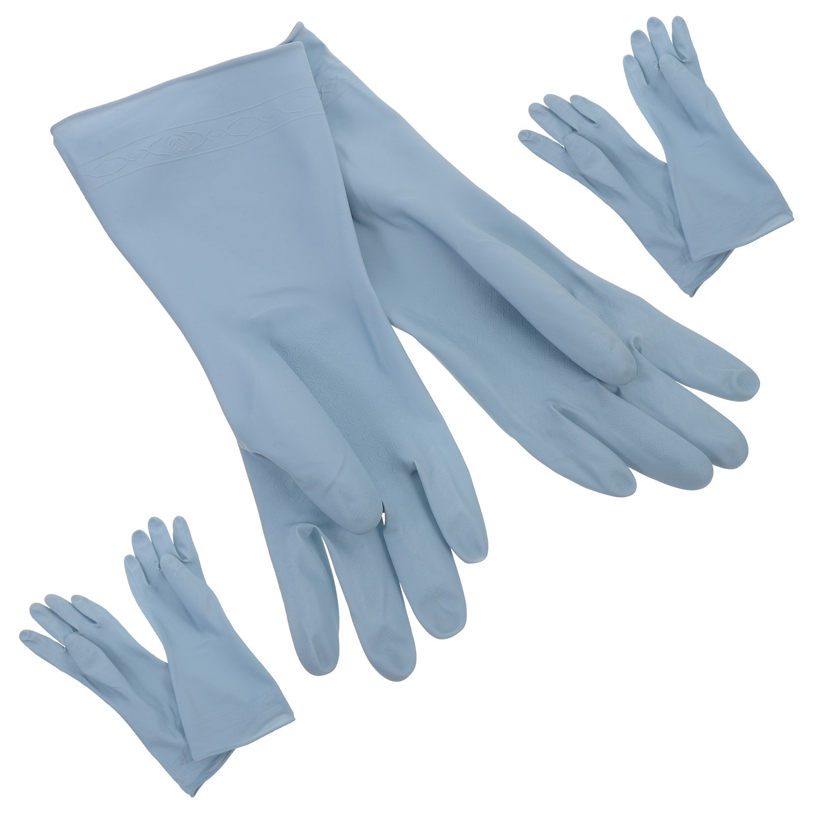 3組の防水ゴム製キッチン食器洗い用手袋、再利用可能なロングカ - Dish Glove Rubber のレビューと価格
