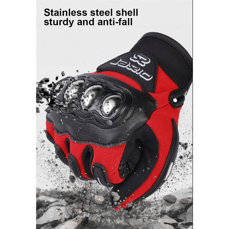 通気性のあるMXバイク用ライディンググローブ、ハードナックル - Motorcycle Glove Knuckle のレビューと価格