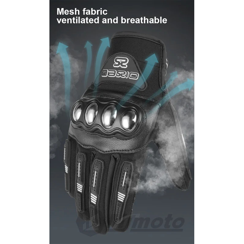 通気性のあるMXバイク用ライディンググローブ、ハードナックル - Motorcycle Glove Knuckle のレビューと価格