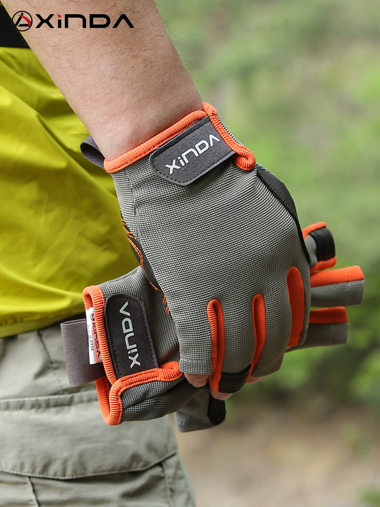 屋外戦術トレーニングハーフフィンガーグローブ、耐摩耗性、ロッ - Cut Resistant Glove のレビューと価格