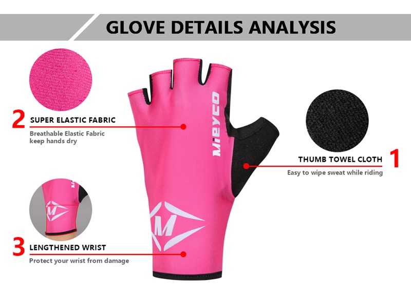 軽量ハーフフィンガーグローブ、衝撃吸収、滑り止め、MTB、ロ - Workout Glove Gym のレビューと価格