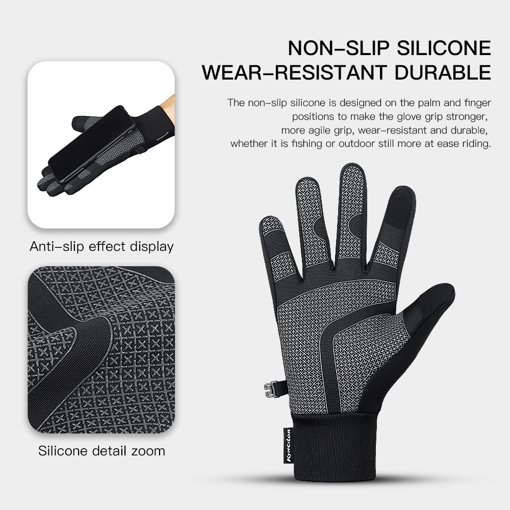 寒い冬の手袋男性手袋タッチスクリーン防水防風スポーツ手袋暖か - Ski Glove Waterproof のレビューと価格
