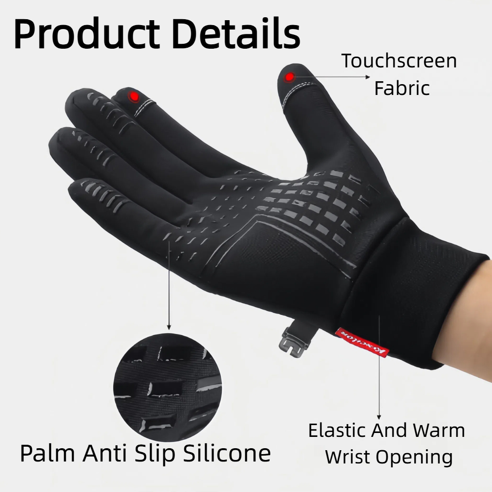 冬用防水サイクリンググローブ タッチスクリーン対応 自転車グ - Ski Glove Waterproof のレビューと価格
