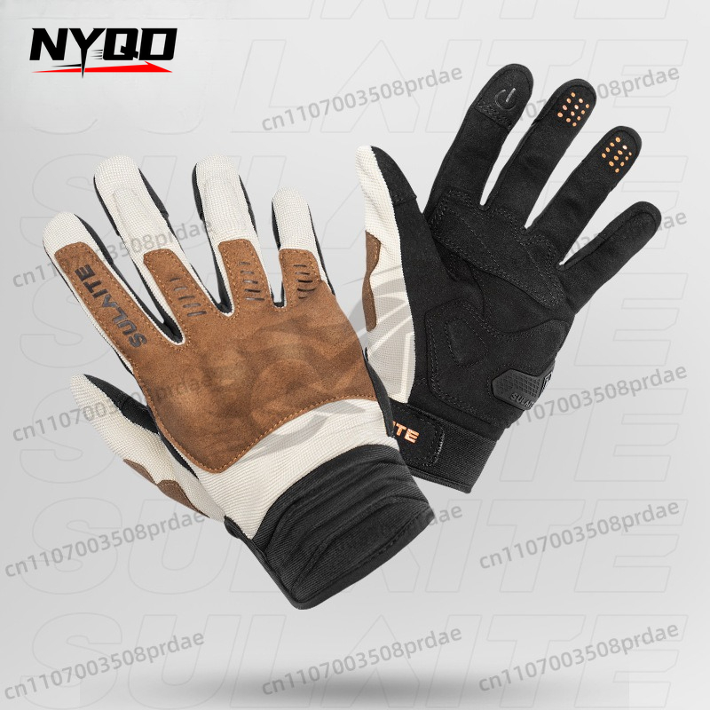 オートバイグローブ フルフィンガー 夏 春 通気性のある生地 - Motorcycle Glove Knuckle のレビューと価格